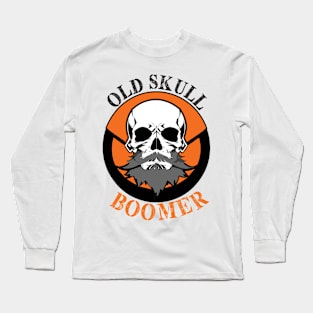 Old Skull Boomer Clear Colors variant Long Sleeve T-Shirt